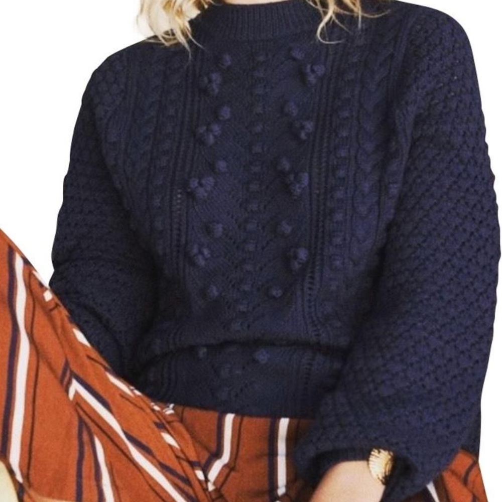 Sézane Rob Textured Sweater L